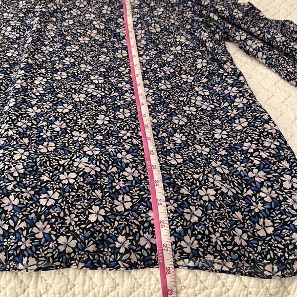 Nordstrom's brand 1.State Chateau Floral Cold-Shoulder Ruffle Sleeves Blouse 3X - Picture 8 of 12